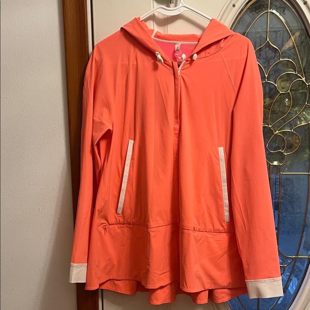 Lululemon Athletica Bright Coral Utility Jacket